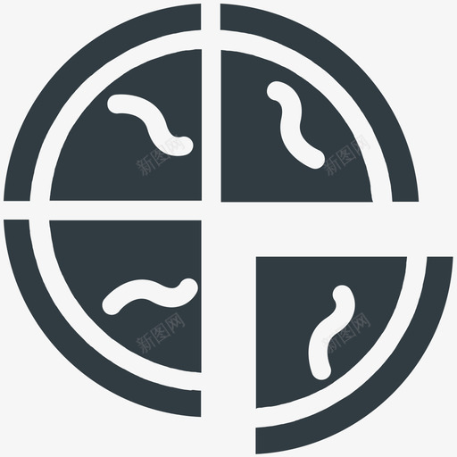 披萨披萨片披萨食物图标svg_新图网 https://ixintu.com 夏日酷矢量图标 快餐 意大利菜 披萨 披萨披萨片 食物