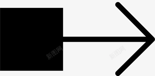向右拖动四个le删除控制柄图标svg_新图网 https://ixintu.com 不错的拖动 删除控制柄 向右拖动 四个le 实心箭头 对象 左 方形 精细右侧 黑色白色