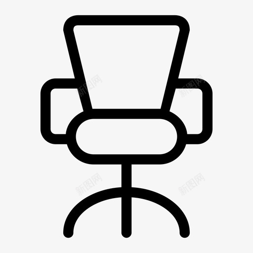办公椅转椅座椅图标svg_新图网 https://ixintu.com 位置 公司介质 办公桌 办公椅 工作 座椅 老板 转椅