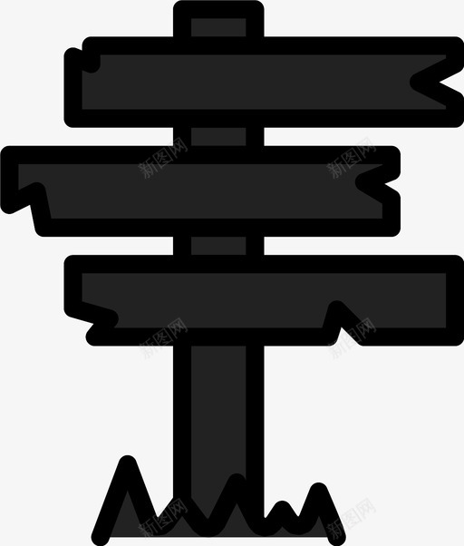 路标西街道图标svg_新图网 https://ixintu.com 十字路口 县 市 街道 西 距离 路 路标 野 阅读