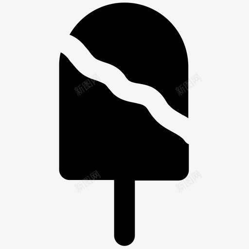 冰流行庆祝和派对大胆的固体图标svg_新图网 https://ixintu.com 冰流行 庆祝和派对大胆的固体图标