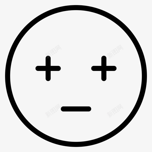 无聊化身呆滞图标svg_新图网 https://ixintu.com 累瘫 化身 呆滞 平滑的情绪 情绪 无聊 病 累 脸