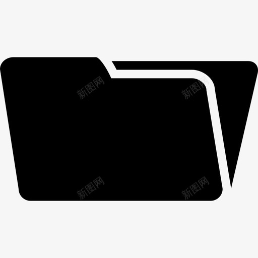 文件夹黑色形状界面酷图标svg_新图网 https://ixintu.com 文件夹黑色形状 界面 酷图标