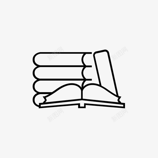 阅读读书学习图标svg_新图网 https://ixintu.com 书页 单词 图书馆 学习 学生 我们喜欢这个 打字 读书 阅读