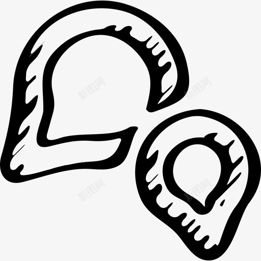 微信Logo素描社交写生社交图标svg_新图网 https://ixintu.com 写生社交 微信Logo素描 社交