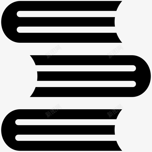 书堆图书记录学习图标svg_新图网 https://ixintu.com 书堆 书店 作者 出版商 图书收藏 图书记录 图书馆 学习 教育酷矢量图标 阅读