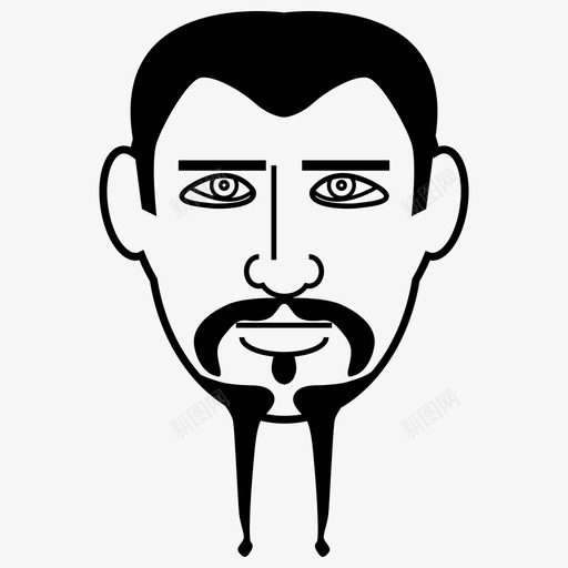 麻雀修剪风格图标svg_新图网 https://ixintu.com 修剪 多角形 珠子 生长 约翰尼深 肮脏 胡须 胡须胡子 船长 面部毛发 风格 麻雀