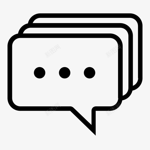 演讲泡泡回复独白图标svg_新图网 https://ixintu.com 互动 交流 博客 回复 回答 对话 思考泡泡 气球 演讲泡泡 独白 评论
