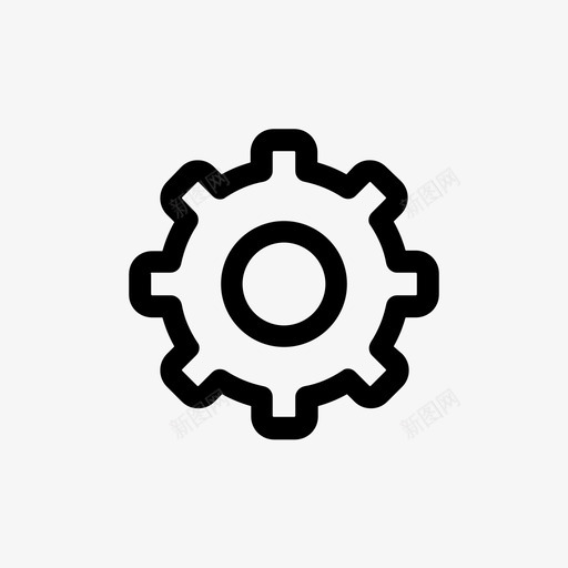 齿轮涡轮旋转器图标svg_新图网 https://ixintu.com 旋转器 机器 涡轮 简单小 设置 轮子 选项 零件 首选项 齿轮