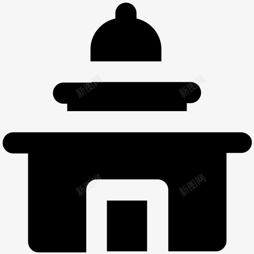宝塔建筑和家具大胆的固体图标svg_新图网 https://ixintu.com 宝塔 建筑和家具大胆的固体图标