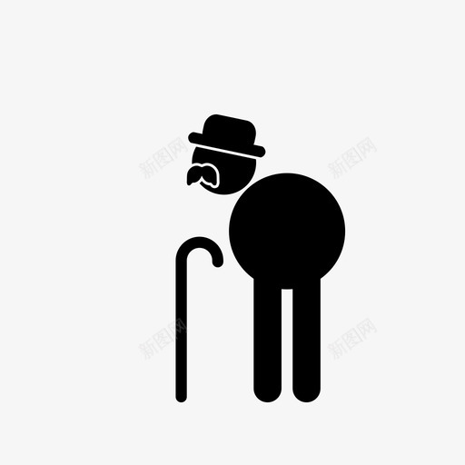 爷爷老人亲戚图标svg_新图网 https://ixintu.com 亲戚 人 爱人 爷爷 爸爸 老人