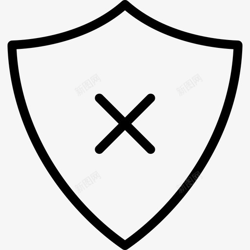 盾牌黑盾井盾图标svg_新图网 https://ixintu.com 井盾 保安 保安提纲 护盾 盾牌 红盾 良盾 黑盾