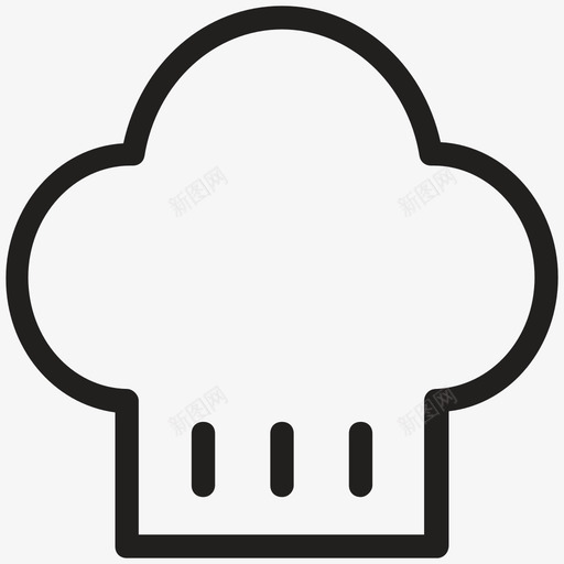 厨师帽酒店系列图标svg_新图网 https://ixintu.com 厨师帽 酒店系列图标