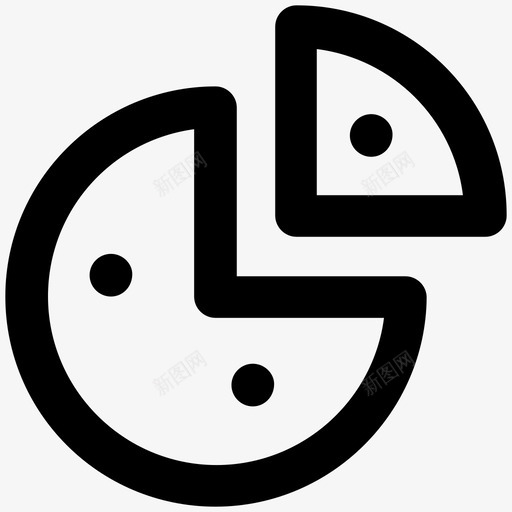 披萨庆典和派对大胆的线条图标svg_新图网 https://ixintu.com 庆典和派对大胆的线条图标 披萨