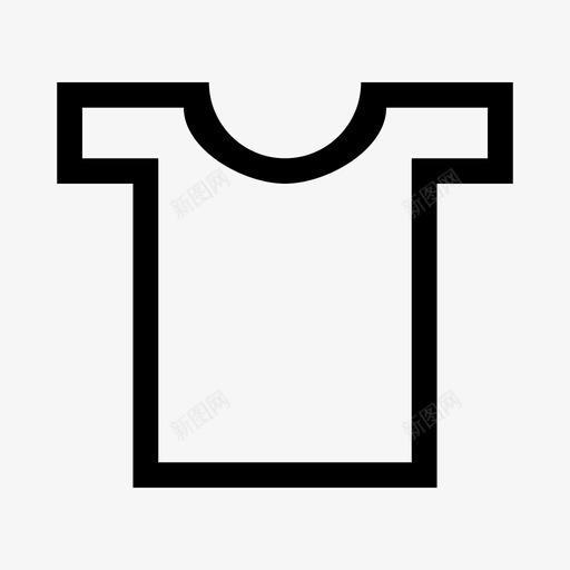 采购产品T恤衣服购物图标svg_新图网 https://ixintu.com T恤 上衣 半袖 杂货店图标集 束腰外衣 衣服 购物 采购产品T恤