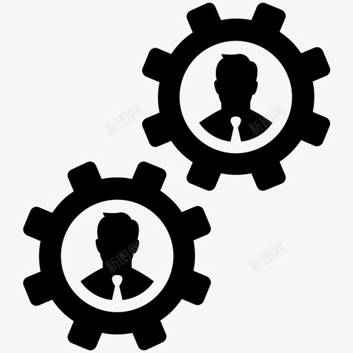 生产力齿轮同事图标svg_新图网 https://ixintu.com cogs 合作 同事 商业搜索引擎优化第5卷 商人 生产力 管理 齿轮