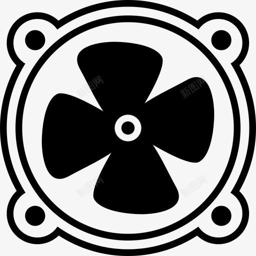 cpu冷却器电路cpu风扇图标svg_新图网 https://ixintu.com cpu冷却器 cpu风扇 pc 主板 散热器 电路 硬件 硬件冲程