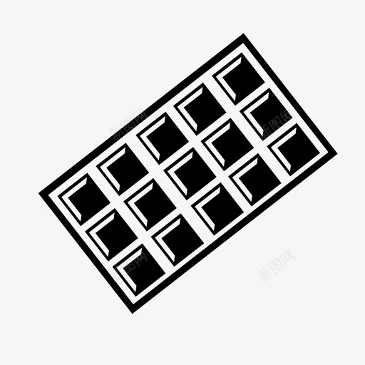 巧克力棕色儿童图标svg_新图网 https://ixintu.com 儿童 商店 奶制品 巧克力 棕色 甜食 糖果