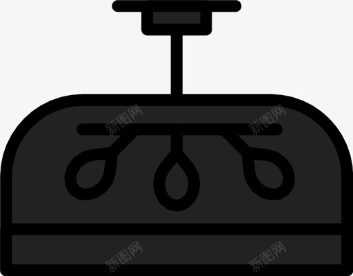 现代吊灯插针整体图标svg_新图网 https://ixintu.com 房子 插针 整体 波段 灯泡 照明 现代吊灯 视觉