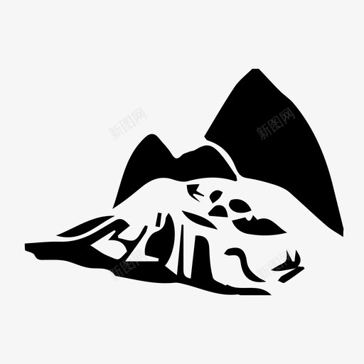 马丘比丘图标svg_新图网 https://ixintu.com 马丘比丘