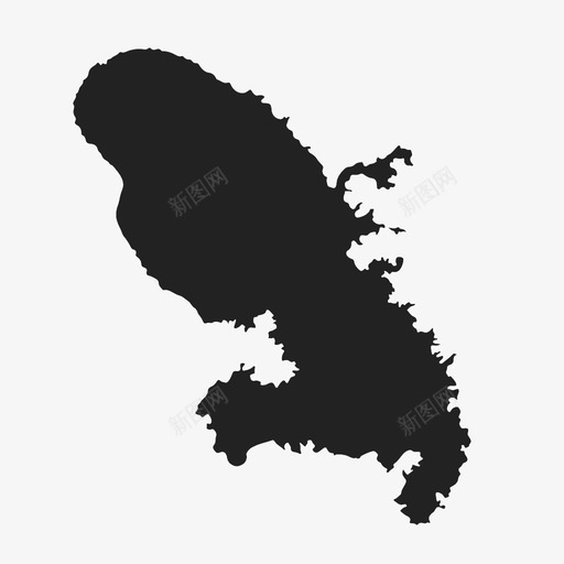 马提尼克地图幽灵图标svg_新图网 https://ixintu.com 刷子 地图 地理 幽灵 指纹 模糊 油漆 法国 部门 马提尼克
