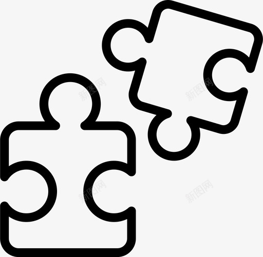 拼图块符号游戏图标svg_新图网 https://ixintu.com 东西 乐趣 拼图块 棋盘 游戏 笔记 符号 粉碎图标游戏大纲 纸张 设计