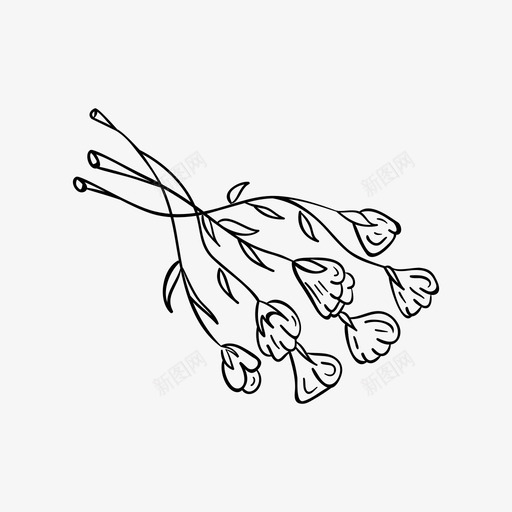 桔梗花气味自然图标svg_新图网 https://ixintu.com 叶子 情人节 日期 桔梗花 植物 植物花 气味 礼物 自然 花园 金钱