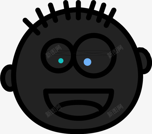 快乐男孩传达图标svg_新图网 https://ixintu.com 传达 快乐 情绪 感情 文件 男孩 脸 表情符号