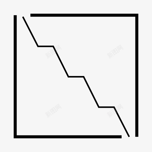 损失图减产股价图标svg_新图网 https://ixintu.com 业务 减产 制造 回归 图表 损失图 稳定下跌 线图 股价 表示 规模 轴