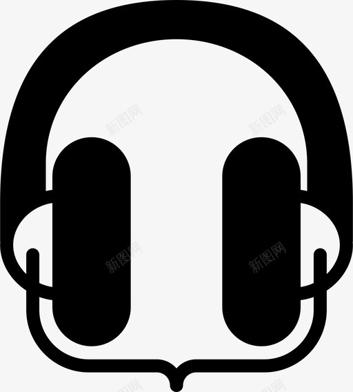 录音室耳机演出片段物品图标svg_新图网 https://ixintu.com 乐器 录音室耳机 材料 演出片段 物品 音乐 音乐固体