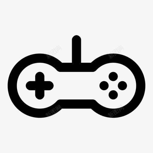 游戏控制器按钮乐趣图标svg_新图网 https://ixintu.com gamepad play player 乐趣 按钮 游戏控制器 粗体