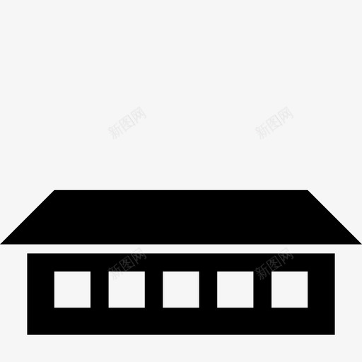建筑护坦复式图标svg_新图网 https://ixintu.com 住宅 地板 墙壁 复式 屋顶 建筑 房地产 房屋 护坦