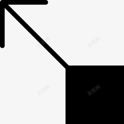 拖动左上角设置屏幕图标svg_新图网 https://ixintu.com 对象 屏幕 拖动左上角 移动 箭头实心 角点 设置 调整