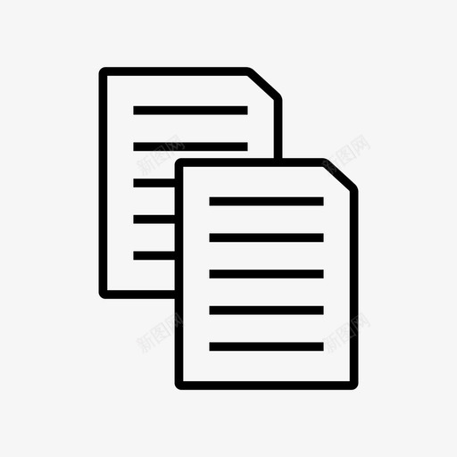 重复文件克隆文件完全相同图标svg_新图网 https://ixintu.com 克隆文件 内容 副本 双文件 复制文件 复印页 完全相同 工具 软件工具 重复文件