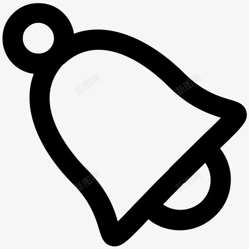 圣诞钟声庆祝活动和派对醒目的线条图标svg_新图网 https://ixintu.com 圣诞钟声 庆祝活动和派对醒目的线条图标