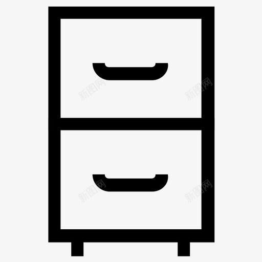 抽屉打开把手图标svg_新图网 https://ixintu.com ui图标 储藏抽屉 家具 打开 把手 抽屉 文件 橱柜 橱柜抽屉 衣服