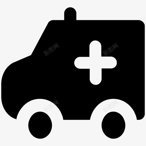 救护车医学大胆的固体图标svg_新图网 https://ixintu.com 医学大胆的固体图标 救护车