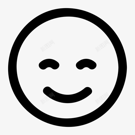 内容表情情绪图标svg_新图网 https://ixintu.com 内容 咧嘴笑 开心 微笑 心情 情绪 脸 表情