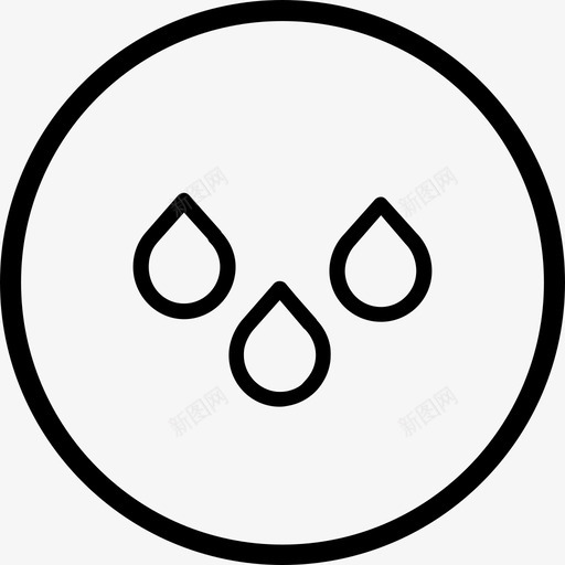 雨多云水滴图标svg_新图网 https://ixintu.com 多云 大雨 天气 季风 水 水滴 降雨 雨