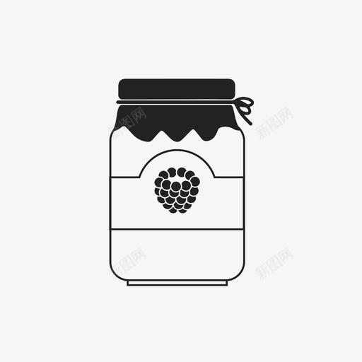 覆盆子酱覆盆子物体图标svg_新图网 https://ixintu.com 材料 水果 物体 物品 覆盆子 覆盆子果酱 覆盆子酱 食物
