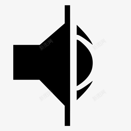降低音量扬声器音量低声音低图标svg_新图网 https://ixintu.com 声音低 扬声器音量低 降低音量 音乐低 音量低