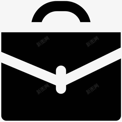 公文包旅行粗体图标svg_新图网 https://ixintu.com 公文包 旅行粗体图标