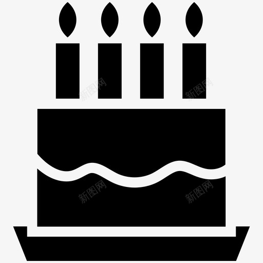 生日蛋糕好吃切图标svg_新图网 https://ixintu.com 五彩缤纷 切 圣诞蛋糕 圣诞酷矢量图标 好吃 庆典 甜蜜 生日蛋糕 蛋糕带蜡烛 蜡烛