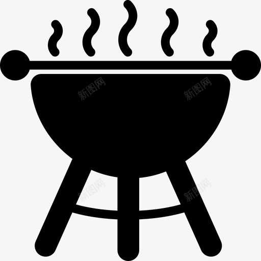 烧烤聚会肉图标svg_新图网 https://ixintu.com 乐队 信息 假日 假日实心 增强 庆祝 烧烤 电子商务 聚会 肉 钉点
