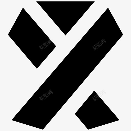 乳腺癌丝带健康大胆的固体图标svg_新图网 https://ixintu.com 乳腺癌丝带 健康大胆的固体图标