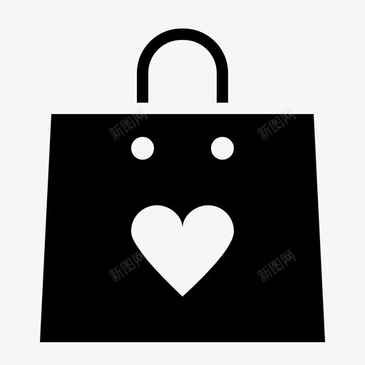 购物袋手提包袋子图标svg_新图网 https://ixintu.com 合作伙伴 容器 情人节 情人节字形 手提包 持有人 袋子 购物袋 采购