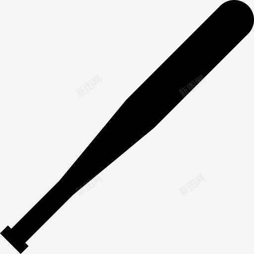 棒球棒运动健身图标svg_新图网 https://ixintu.com 健身 健身房 击球 投球 挥杆 棒球棒 训练 运动