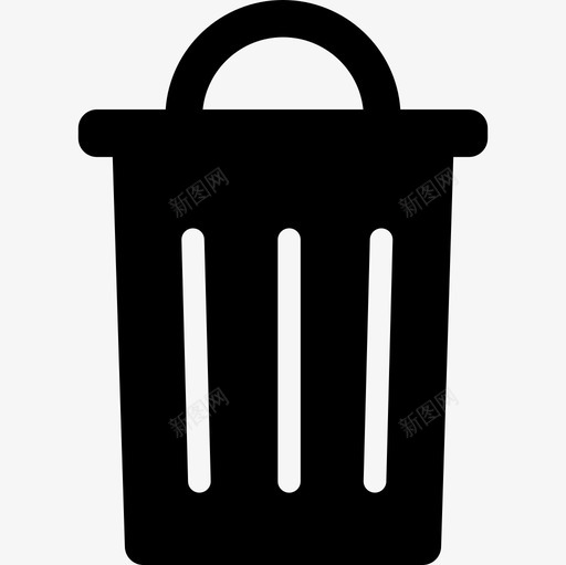回收站界面coolicons图标svg_新图网 https://ixintu.com coolicons 回收站 界面