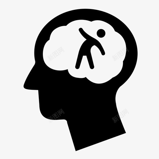 锻炼跑步机思考图标svg_新图网 https://ixintu.com 人 健身 大脑 思考 按压 男人的想法 跑步 跑步机 蹲下 锻炼 长凳