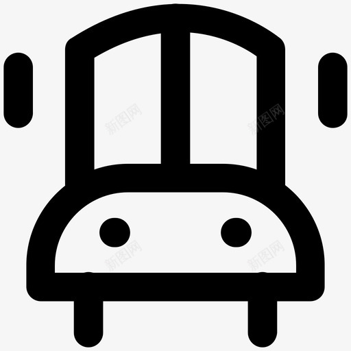 巴士旅行粗体线图标svg_新图网 https://ixintu.com 巴士 旅行粗体线图标